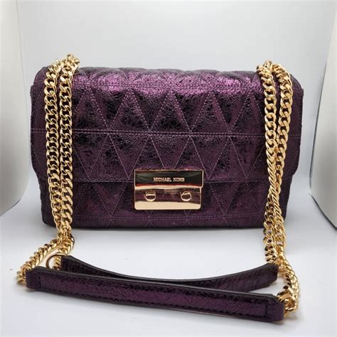 michael kors sloan large damson|Michael Kors Sloan Shoulder Bag Large Bags & Handbags for .